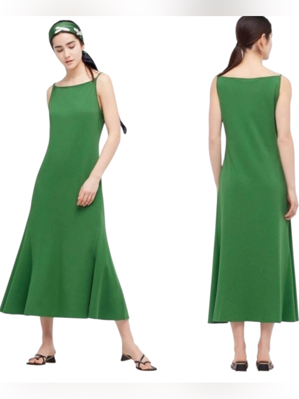 UNIQLO x Hana Tajima Camisole
Flare Maxi Dress Green SZ S